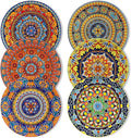 vancasso Colorful Dinner Plates Set of 6, 10.5 Inch Ceramic Kitchen Plates | by vancasso