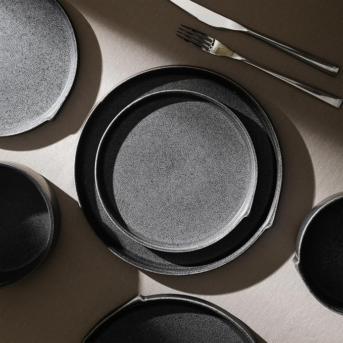Stone Lain Bao 4-Piece Salad Plate Set Stoneware - Image 4