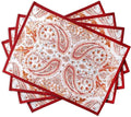 Maison d' Hermine Placemats Set of 4 Reusable 100% Cotton | Cloth Place Mats by MaisondHermine
