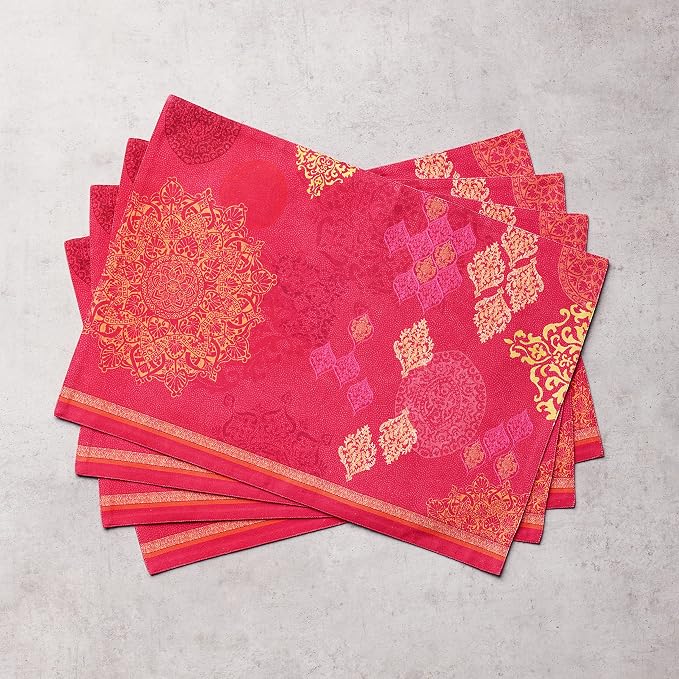 Maison d' Hermine Placemats Set of 4 Reusable 100% Cotton | Cloth Place Mats - Image 9