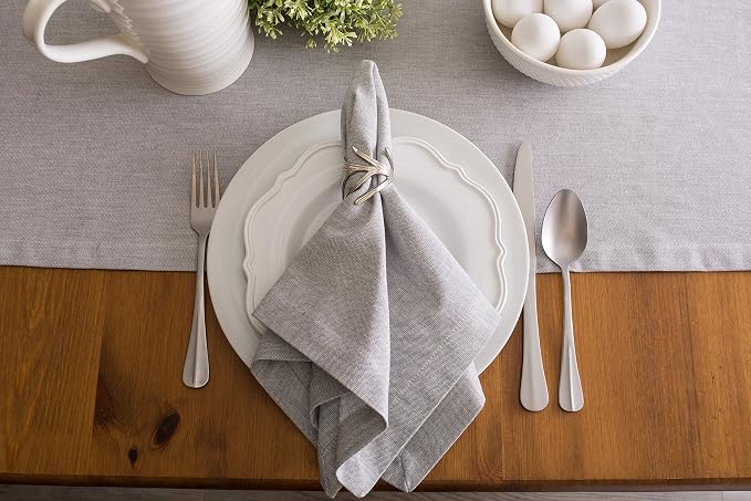 DII Chambray Kitchen, Tabletop Collection, 14x72 Table Runner - Image 6
