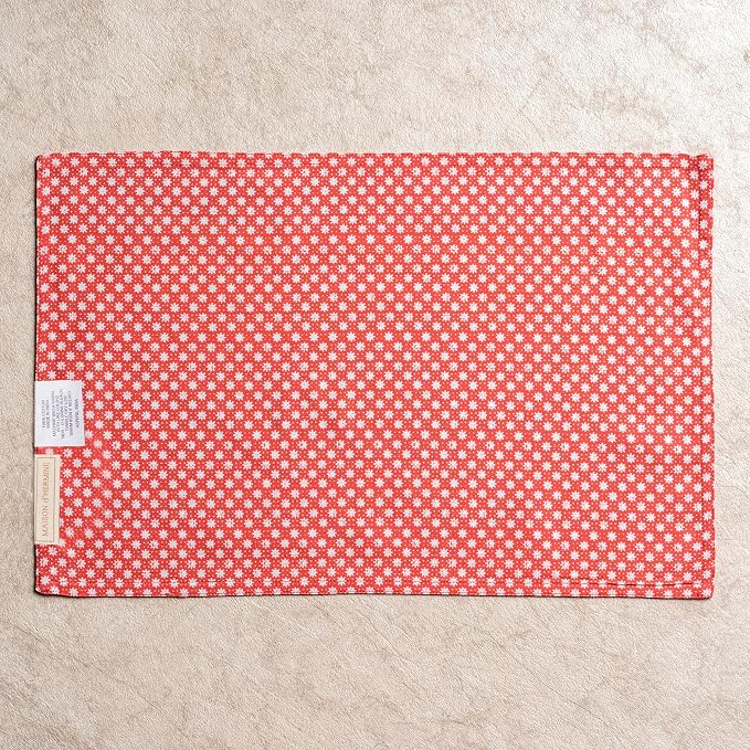 Maison d' Hermine Placemats Set of 4 Reusable 100% Cotton | Cloth Place Mats - Image 9