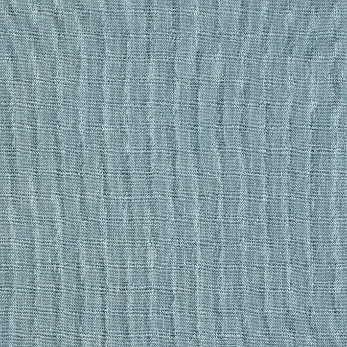 Rustic Cotton Linen Table Runner, 13x36 Inches River Blue | Farmhouse Style - Image 7