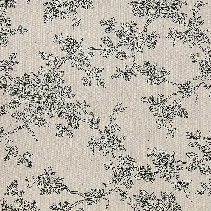 French Pastoral Farmhouse Table Runners, 13x72 Inch Black | 100% Organic Cotton - Image 6