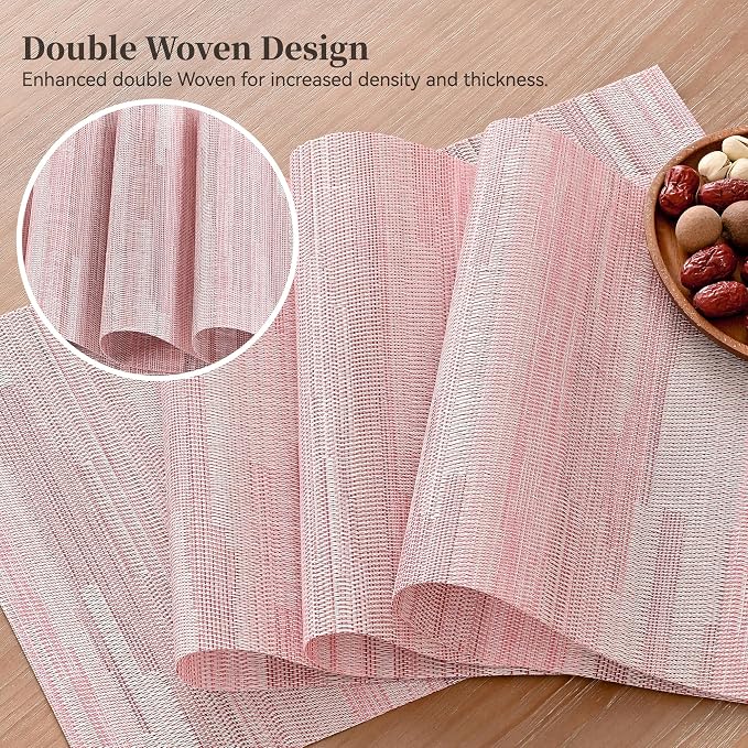 Leetaltree Misty Rose Placemats Set of 4 - Image 3