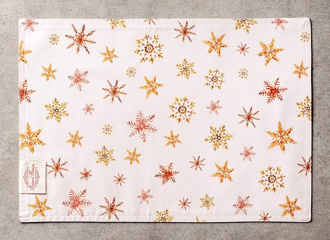 Maison d' Hermine Placemats Set of 4 Reusable 100% Cotton | Cloth Place Mats - Image 8