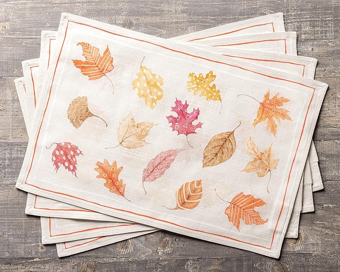Maison d' Hermine Placemats Set of 4 Reusable 100% Cotton | Cloth Place Mats - Image 9