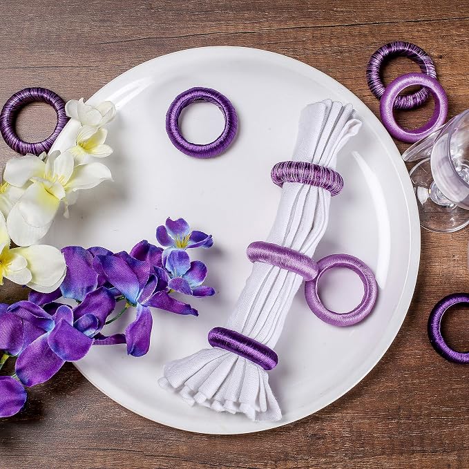 Thread Napkin Ring Set of 24 - Image 3