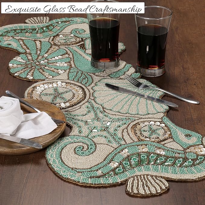 Handmade Beaded Runner 36 Inch - Image 2