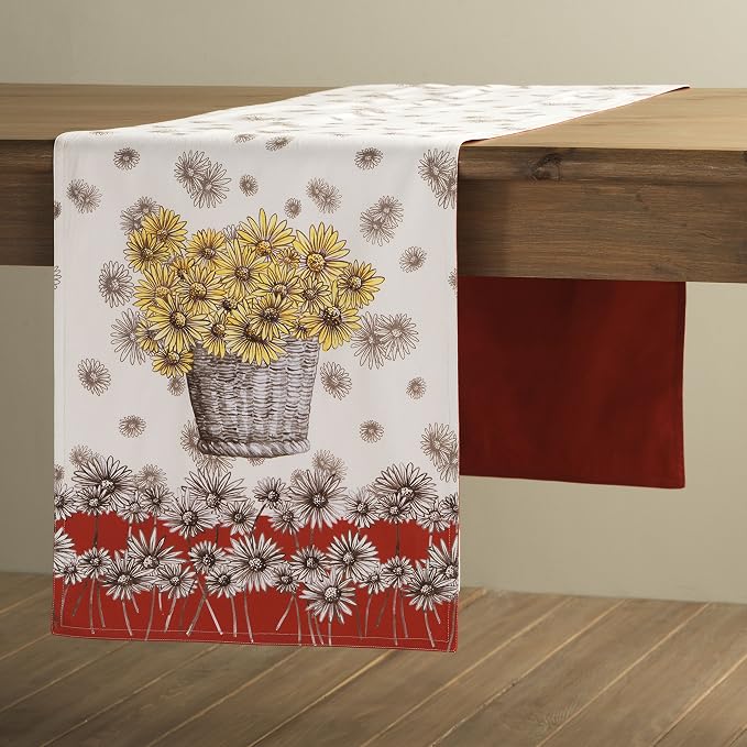 Maison d' Hermine Table Runner 100% Cotton 14.50" x 90" | Table Runners 90 - Image 7