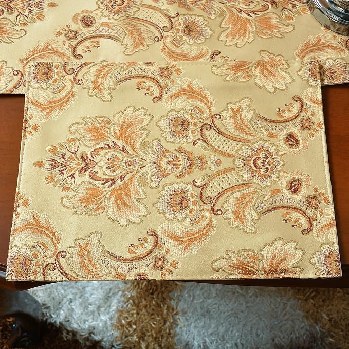 Luxury Dinner Placemats Set of 8, Washable Indoor Decoration - Image 5